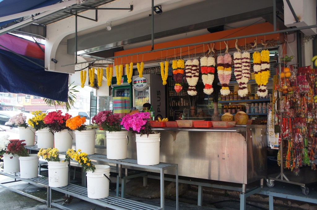 ペナン島のお花屋さん