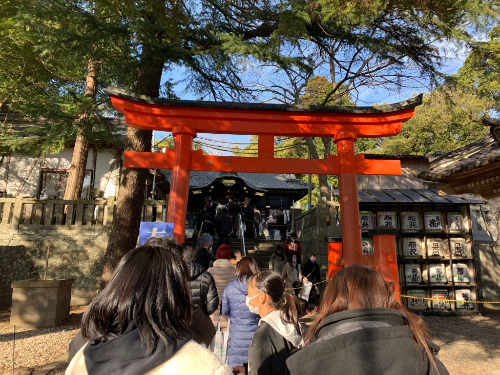お正月の玉前神社
