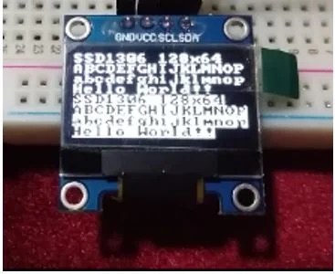 ESP32 OLED using ESP-IDF TextDemo project Display Text and Invert