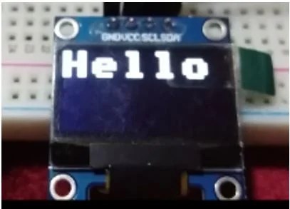 ESP32 OLED using ESP-IDF TextDemo project Display Text