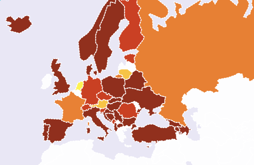 Percentage of people that say family is very or quite important in their lives