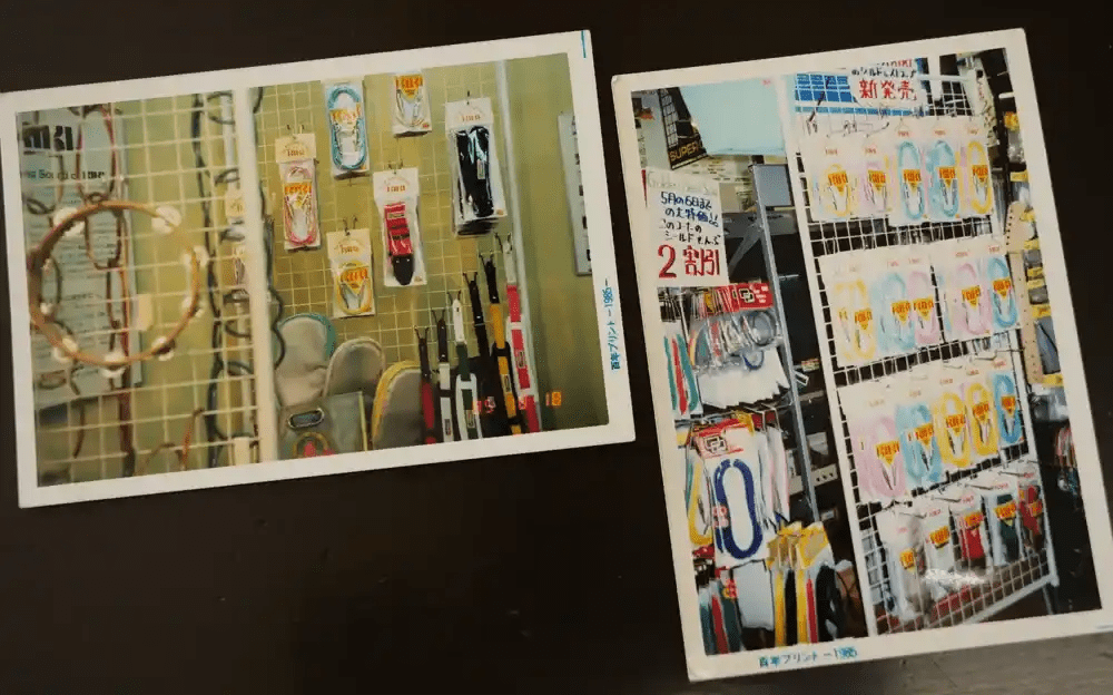 創業当初のケーブルのカラーラインナップ