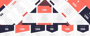 HTML pricing table template