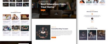 Online Courses HTML Template