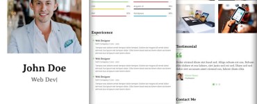 Personal CV Website Template