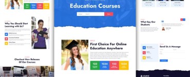 Online Education Website Template