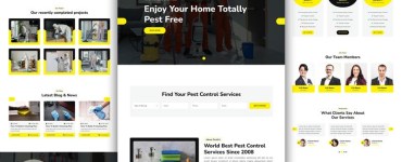 Pest Control Website Template