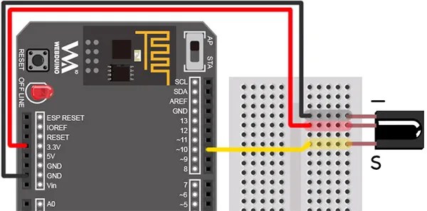 FLY 接線紅外線接收器
