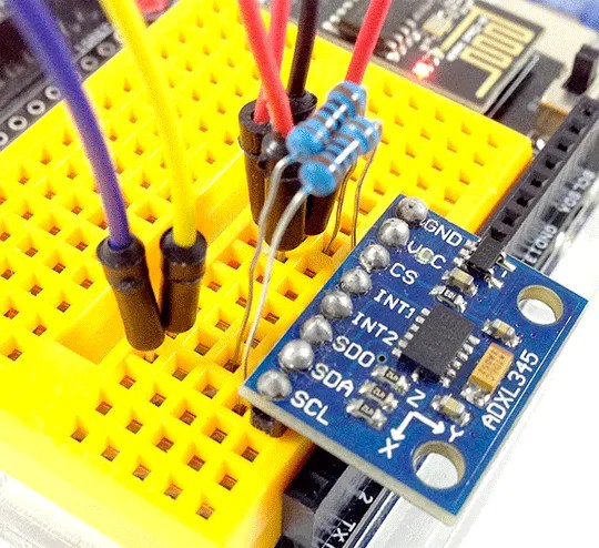 Fly 接線三軸加速度計