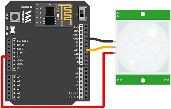 FLY 接線人體紅外線