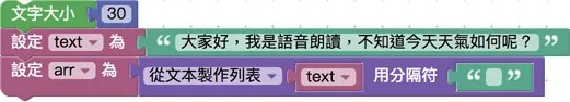 設定分割符「空白」將文字拆開
