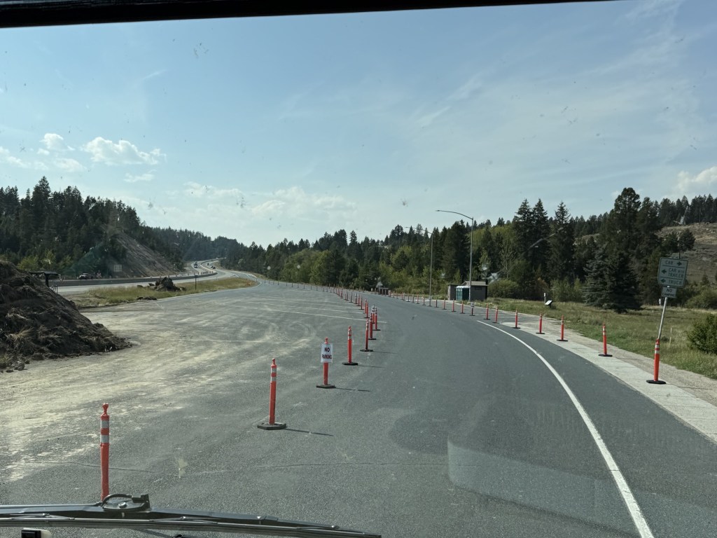 Truck parking closed on I-90 West Truck parking closed on I-90 West