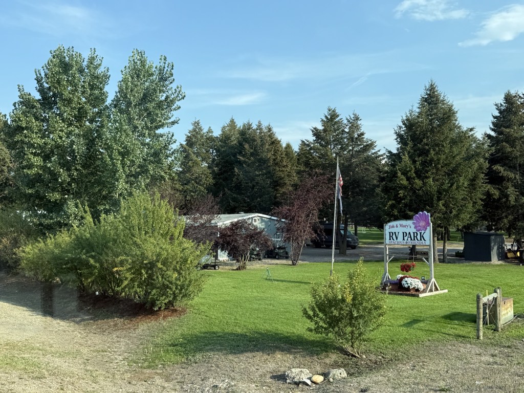 Arriving at Jim & Mary's RV Park Arriving at Jim & Mary's RV Park