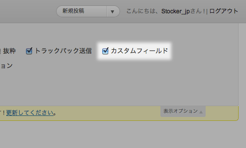 WordPress投稿管理画面 カスタムフィールド WordPress投稿管理画面 カスタムフィールド
