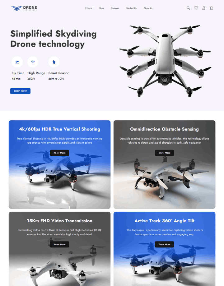 8 Best Drone Website Examples You Have To Check Right Now 1 Drone
