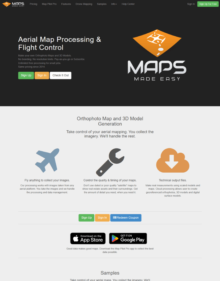 8 Best Drone Website Examples You Have To Check Right Now 9 MapMadeEasy