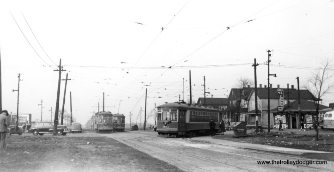 Bob Lalich says, "CSL 6204 is turning east onto 93rd St from Stony Island." Andre Kristopans adds, "#89-Jeffery/100 bus tail end on right."