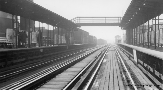 61st Street on the South Side "L". (George Trapp Collection)