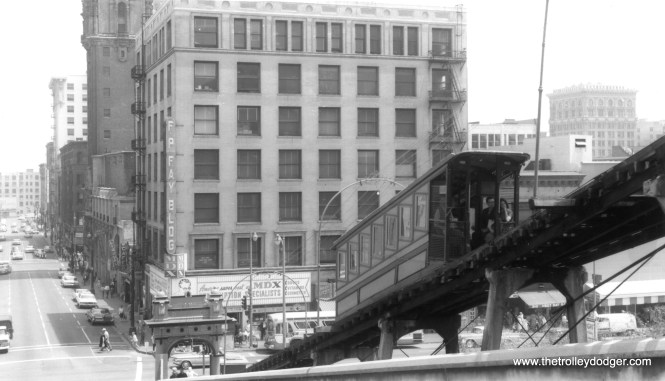 Angel's Flight in the mid-1960s.