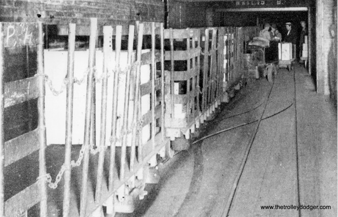 The freight tunnels were used to haul merchandise as well as coal and ashes beneath Chicago's downtown.