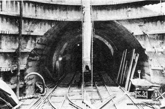 Early subway construction.