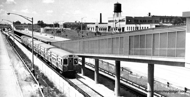 The new Congress rapid transit line, aka the "West Side Subway" as it is below grade.