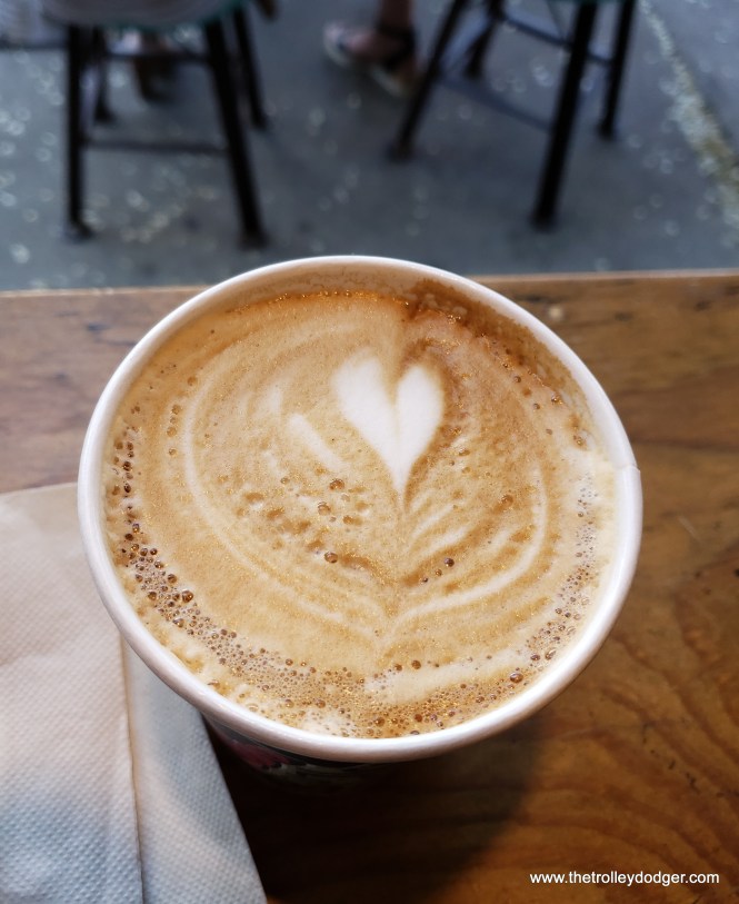 Coffee love. A cappuccino from Collectivo, across the street from the Public Market.