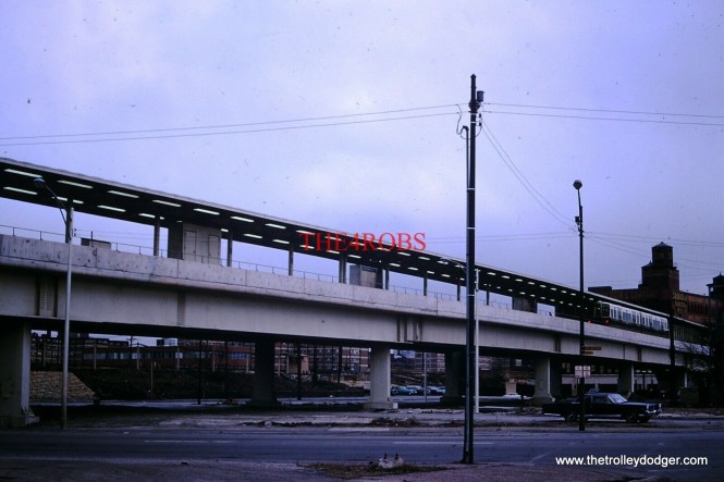 Listed as Howard, this looks like Chinatown on the Dan Ryan line, circa 1970.
