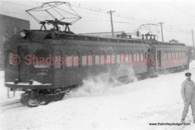 The Chicago, Lake Shore and South Bend, predecessor of the South Shore Line, in East Chicago, Indiana prior to 1926.