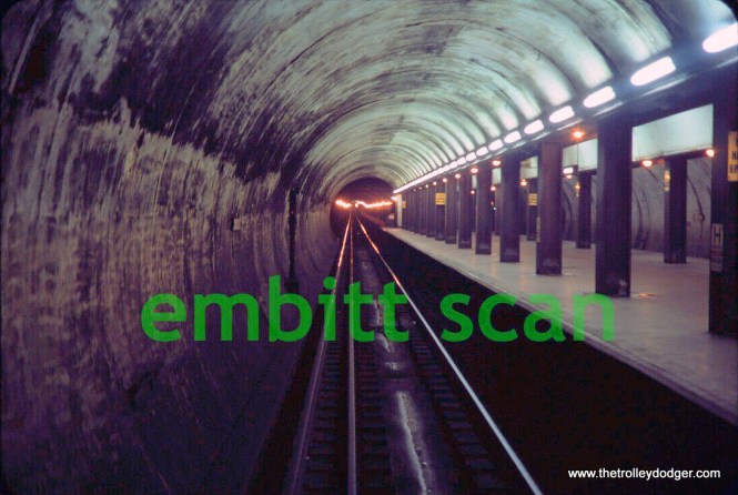 This is the State Street Subway in August 1965. I would have bid on this one if it had been sharper.