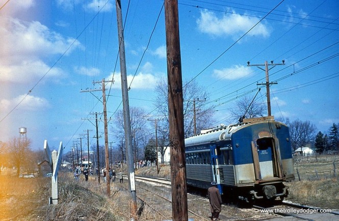 Looks like a photo stop on the Illinois Terminal in 1956. Perhaps the final day for these lines?
