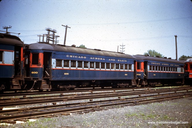 CA&E cars 600 and 702.