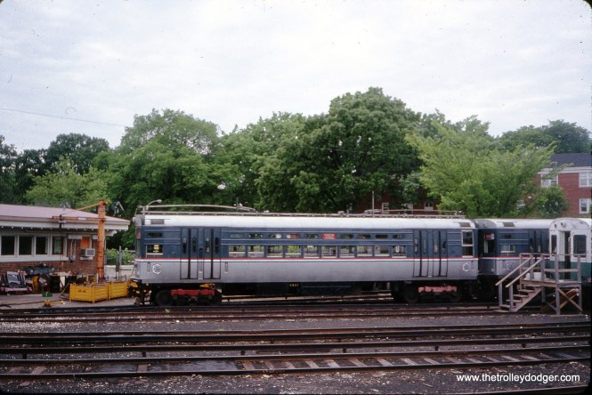 CTA single-car unit 41 in July 1992. This car is now at the Illinois Railway Museum. During the 1980s it was usually paired with car 28, which unfortunately was not saved.