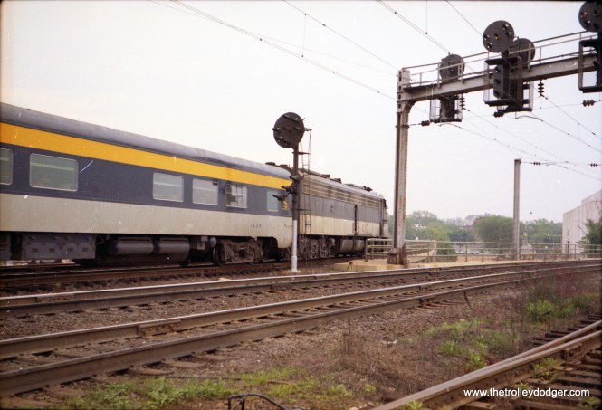 Remnants of a C&O train at Virginia Avenue Tower, DC