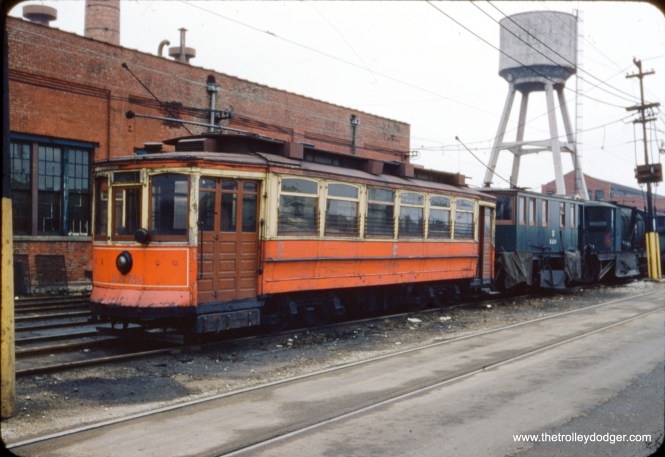 CTA salt spreader AA50 was originally car 1260. It was scrapped on December 27, 1955.
