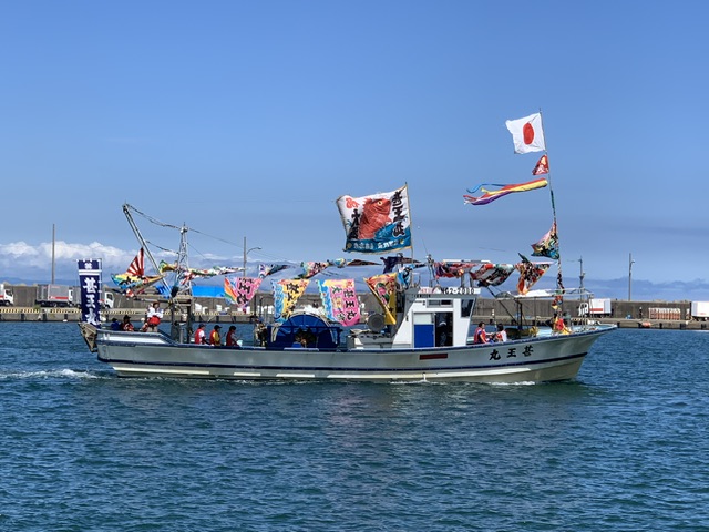 新潟県出雲崎 船まつりで出張マジック