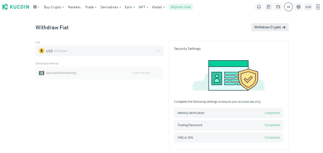 choosing the coin to withdraw