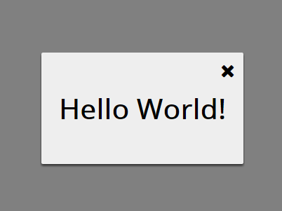 Minimal Modal Box In Vanilla JavaScript