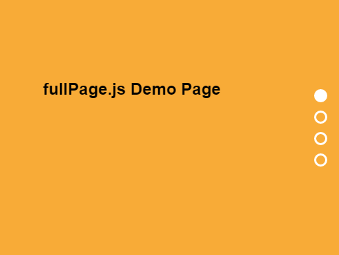 Lightweight Full Page Scroll In Pure JavaScript – fullPage.js