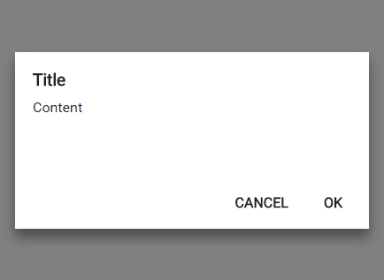 Material Inspired Confirm/Alert Dialog In Vanilla JavaScript