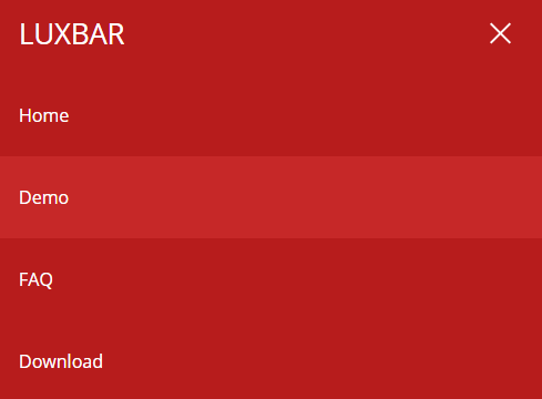 Responsive CSS Only Header Navigation – Luxbar