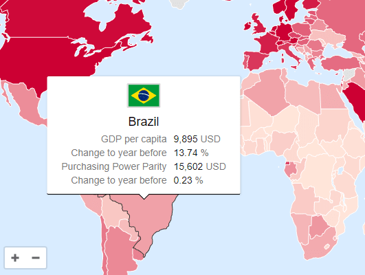 Interactive SVG World Map Library – svgMap.js