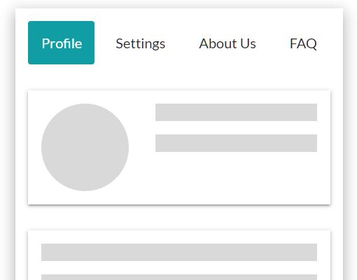 Mobile Tab Navigation UI In JavaScript And CSS