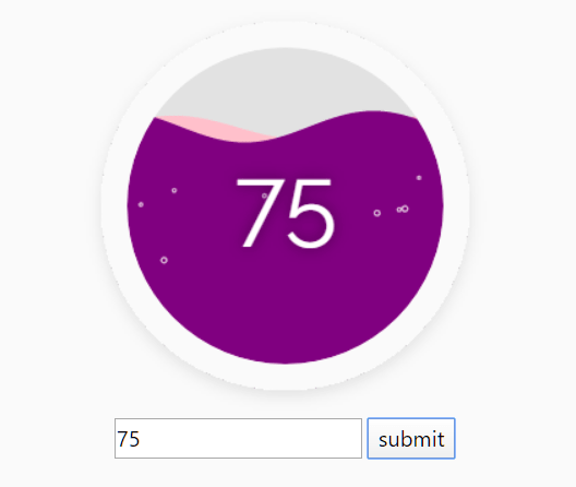 Liquid Progress Indicator With JavaScript And Canvas – fluid-meter.js