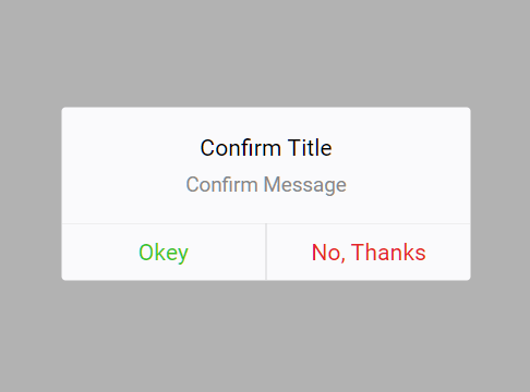 iOS Style Loading Indicator & Alert/Confirm Dialog Plugin – Popup.js