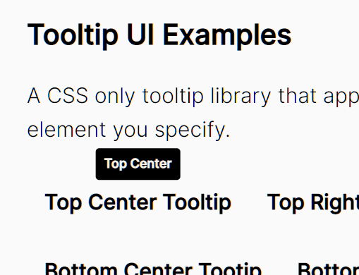 Pure CSS/SCSS Tooltip Library – Tooltip UI
