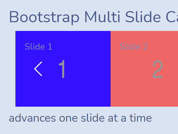Multi-slide Bootstrap 5 Carousel Component