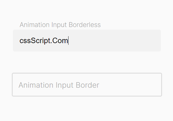 Floating Input Placeholder In Pure CSS