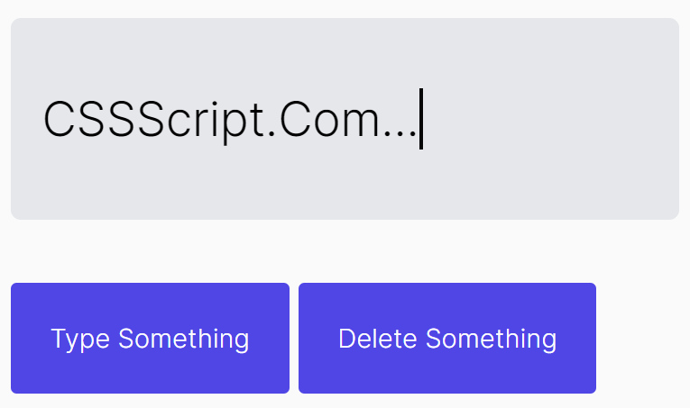 Simulate Typing And Erasing Text – TA.js