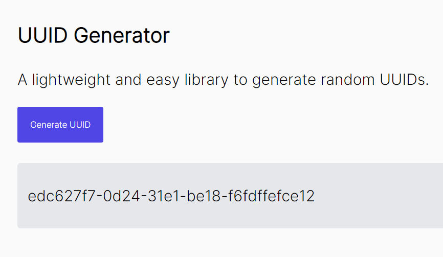 Tiny Random UUID Generator In Vanilla JavaScript – giuuid